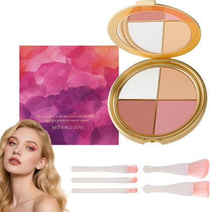 Glow Wardrobe Eye & Cheek Palette
